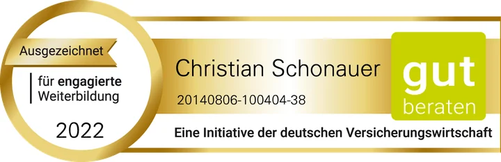 Gut beraten 2022: Christian Schonauer — ausgezeichnet für engagierte Weiterbildung